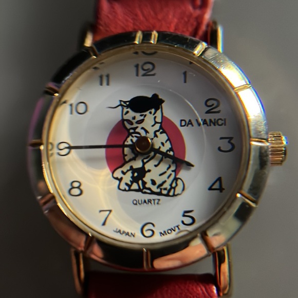 Vintage Cat Chasing Mouse Da Vinci Quartz Watch - Picture 16 of 16